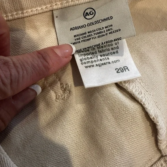 AG Cream Jean Mini Skirt - Picture 10 of 13